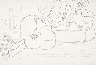 Odalisque, damier et coussin, 1928 – Henri Matisse