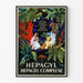 Vintage-Werbeplakat Hepagyl Wanddekoration Artem Legrand