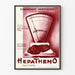 Vintage-Medizinposter Hepathemo Schwere Anämien