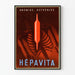 Vintage-Poster HEPAVITA - Retro-Medizinische Wanddekoration