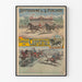 Vintage-Poster Hippodrom Saint-Ponchon - Pferderennen in Carpentras
