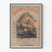 Vintage-Poster Geschichte der Tuileries - Retro-Wanddekoration