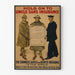 Vintage-Poster Militärische Wanddekoration Onkel Sam Versicherung