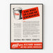 Vintage-Poster Halte deine Sieg-Bonds – Patriotische Wanddekoration