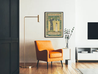 Vintage-Poster Hollandischer Kakao - Retro-Wanddekoration im Jugendstil