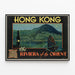 Vintage-Poster Hong Kong La Riviera de l'Orient — gerahmtes Bild an der Wand
