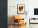 Vintage-Poster Hormovarine Byla – Retro-Wanddekoration mit roter Rose