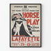 Vintage-Poster Theater Pferdespiel - Künstlerische Wanddekoration