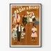 Vintage-Poster Ein Tag und eine Nacht - Theater-Wanddekoration
