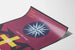 Vintage-Wandposter mit Kreuz und Seekartenkompass für Wanddekoration