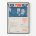 Vintage-Wahlposter von Nixon-Agnew 1968