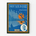 Vintage Dekorationsposter I Want To Be In Dixie