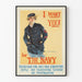 Vintage-Militärposter I Want You for The Navy