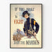 Vintage-Marineposter Amerikanische Dekoration