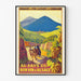 Elsässische Weine | Kunstdruck eines alten Posters