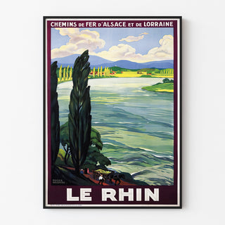 Le Rhin | Reproduction d’affiche ancienne