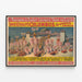 Vintage-Poster Imre Kiralfy’s Columbus und die Entdeckung Amerikas — gerahmtes Bild an der Wand