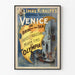 Vintage-Poster Venedig Die Braut des Meeres - historisches Wandbild-Dekor