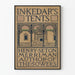 Vintage-Poster In Kedar's Zelte von Henry Seton Merriman