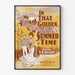 Vintage-Poster In That Golden Summer Time – Retro-Wanddekoration