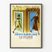 Vintage-Poster Indhaméline Lejeune Wanddekoration Weiblichkeit