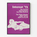 Vintage-Poster Intercat '73 Internationales Katzenfilmfestival