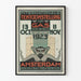 Vintage-Poster Internationale Ausstellung zum Gas 1923 Amsterdam