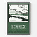Vintage-Poster Iodex - Natur- und Meeresdekoration an der Wand