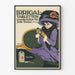 Vintage-Werbeplakat für Irrigal-Tabletten