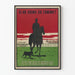 Vintage-Poster Baseball 'Geht er oder kommt er?'