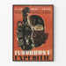 Vintage-Poster Elfenbeinküste Expedition 1940 Wanddekoration