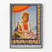 Vintage-Poster Java und Bali - Inseln der Romantik