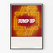 Wandposter Jazz Jump Up Neon Vintage