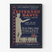 Vintage-Poster des Jefferson Davis-Theaters – Künstlerische Wanddekoration