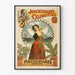 Vintage-Poster John W. Isham Prominente Mattie Wilkes Sopran