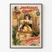 Vintage-Poster John W. Ishams Celebrities – Retro-Wanddekoration