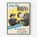 Vintage-Rekrutierungs-Poster des Women's Royal Naval Service (WRENS)