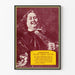 Vintage-Poster des Porträts von Michel Adrien Ruyter von Jordaens