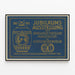 Vintage-Poster Jubiläumsausstellung Manufacture Royale de Porcelaine — gerahmtes Bild an der Wand