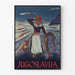 Vintage-Poster Wanddekoration Jugoslavija Kunst Dramatik