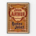 Vintage-Poster von Julia Arthur aus Shakespeares Romeo und Julia