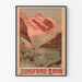 Vintage-Poster Jungfrau-Bahn Schweizer Berg