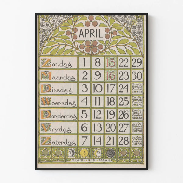 kalenderblad-april-1900