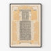 Poster Kalender November 1899 Jugendstil