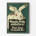 Vintage-Poster Kaninchen Wanddekoration