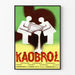 Vintage-Werbeposter Kaobrol - Retro-Wanddekoration Artem Legrand