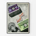 Vintage-Werbeplakat Kaolinase Wanddekoration
