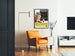 Vintage-Poster Krieg und Lebenshaltungskosten – Retro-Wanddekoration