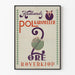 Vintage-Poster Kiellands Polkarameller 2 Øre Wanddekoration im Retro-Stil