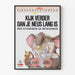 Poster Kinderboekenweek 1980 – Blick über den Tellerrand